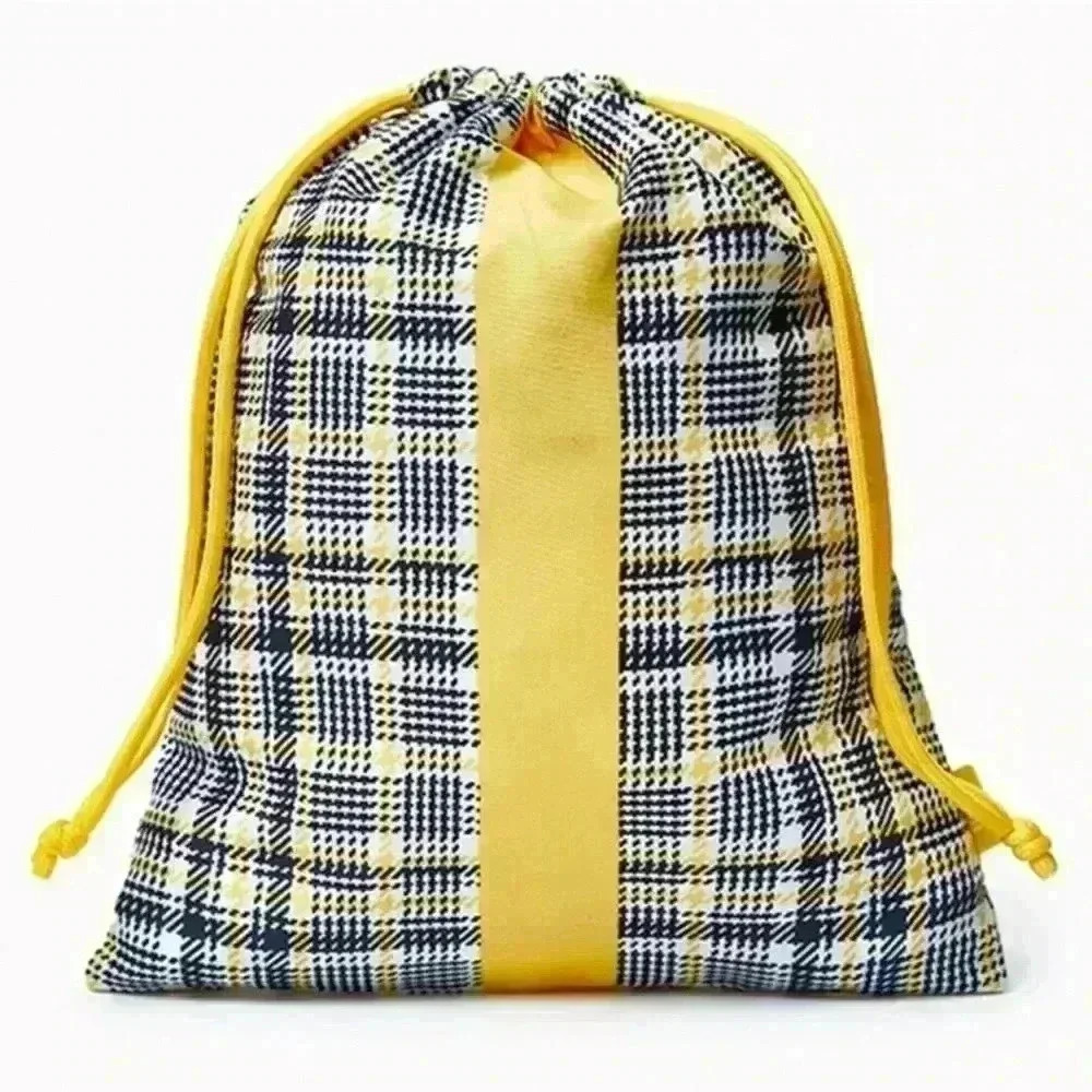 September 2021 Glam 90’s Fall Plaid Drawstring Makeup Bag